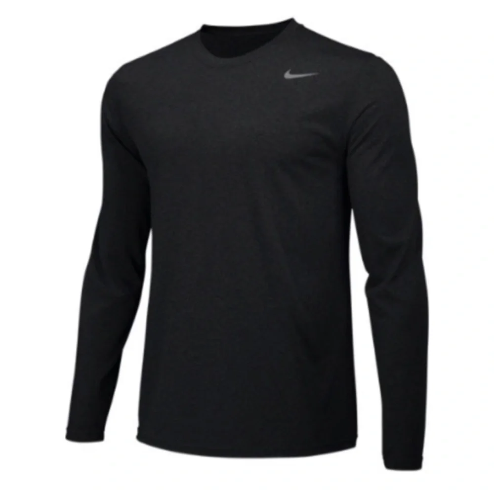 NWT Nike Black Long Sleeve Team Legend Training T-Shirt Size Large